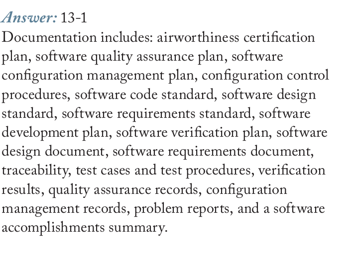 EASA Module 5.13 lecture · Question 13-1