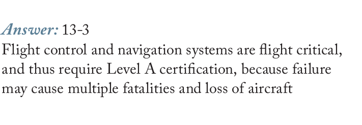 EASA Module 5.13 lecture · Question 13-3